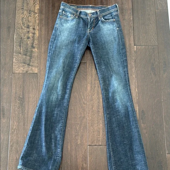 Y2K Citizens Of Humanity Blue Jeans Simone Stretch 105 Low waist flare - Picture 9 of 12